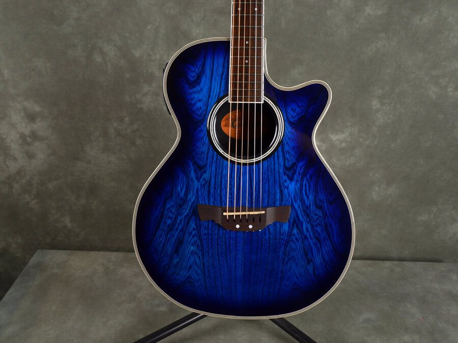 Crafter FX550EQ Bowl Back ElectroAcoustic Guitar Blue Burst 2nd