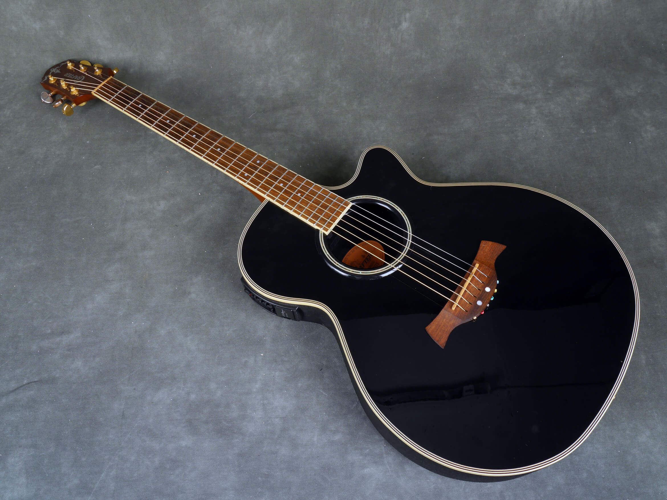 Crafter FX 550EQ ElectroAcoustic Guitar Black 2nd Hand Rich Tone