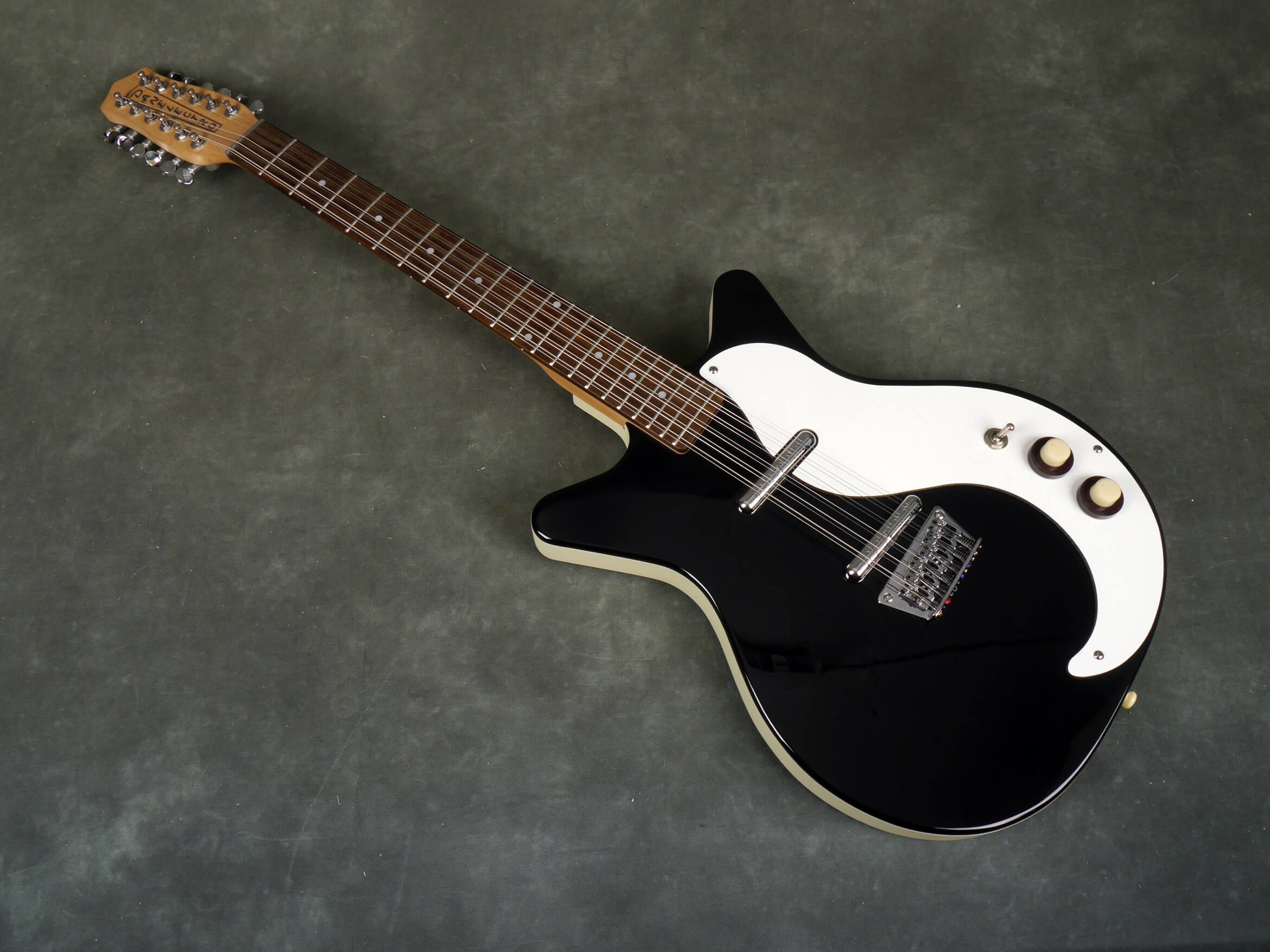 Danelectro DC59 Electric Guitar, 12String Black 2nd Hand Rich