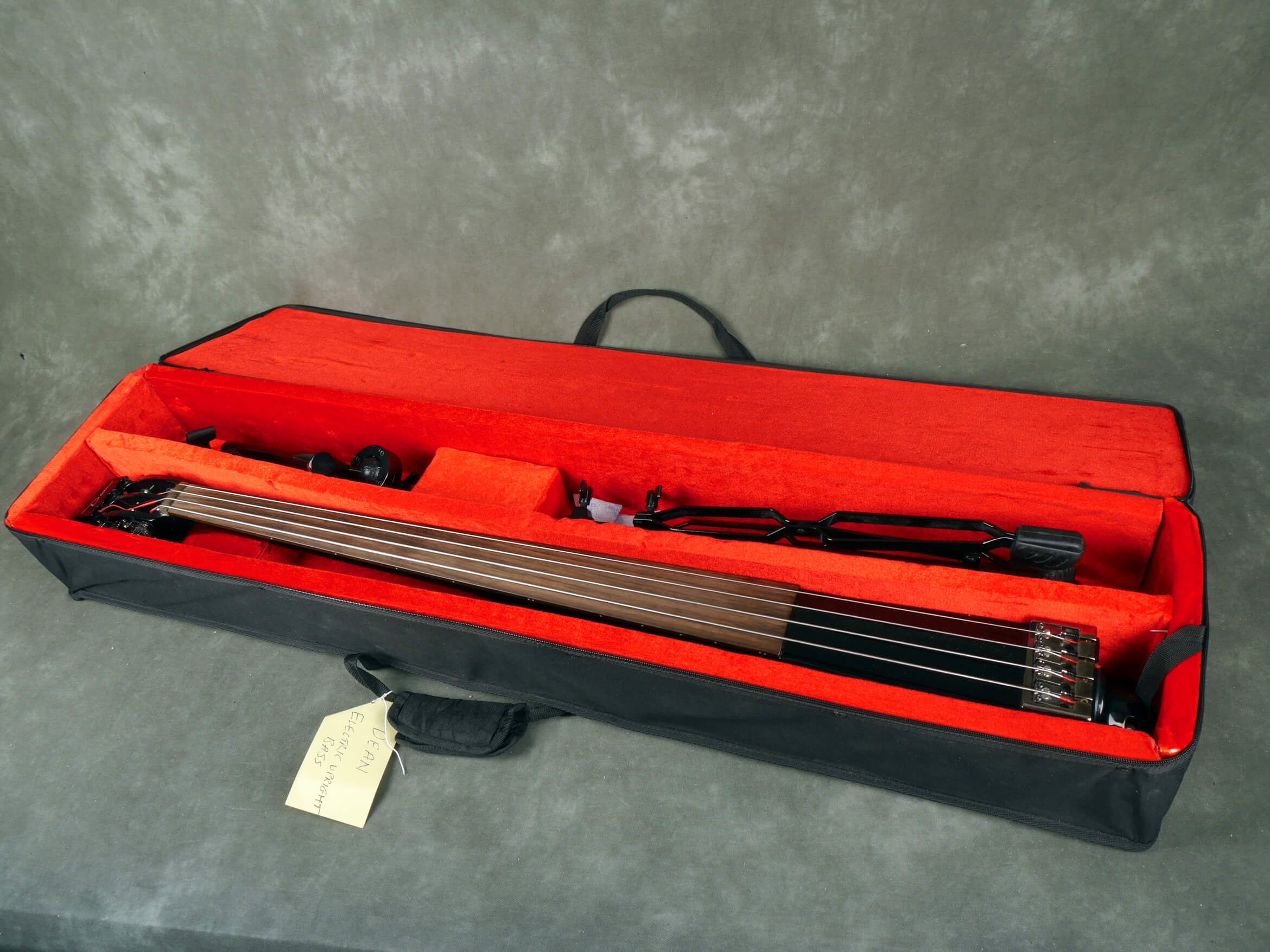 Dean Electric Upright Bass Black w/Bag 2nd Hand Rich Tone Music