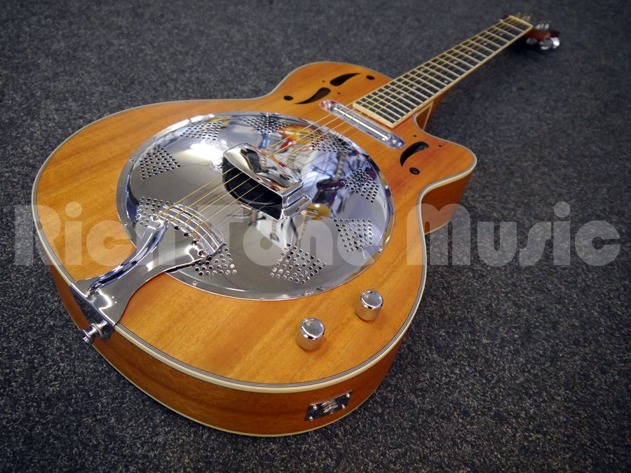Dean Resonator Cutaway Electric Natural 2nd Hand Rich Tone Music