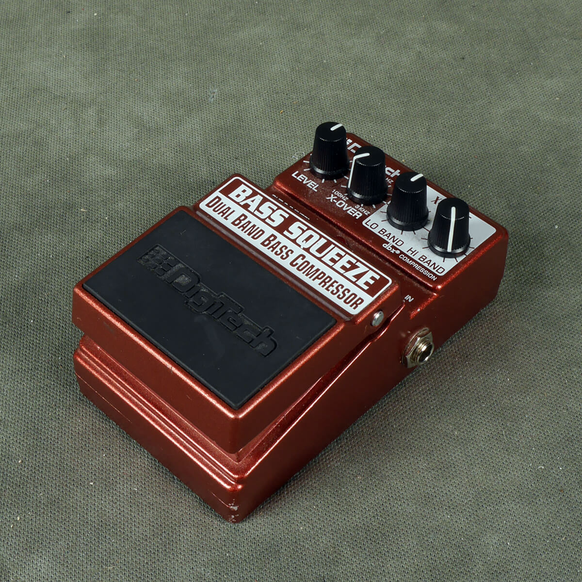 Digitech Bass Squeeze Compressor FX Pedal 2nd Hand Rich Tone Music