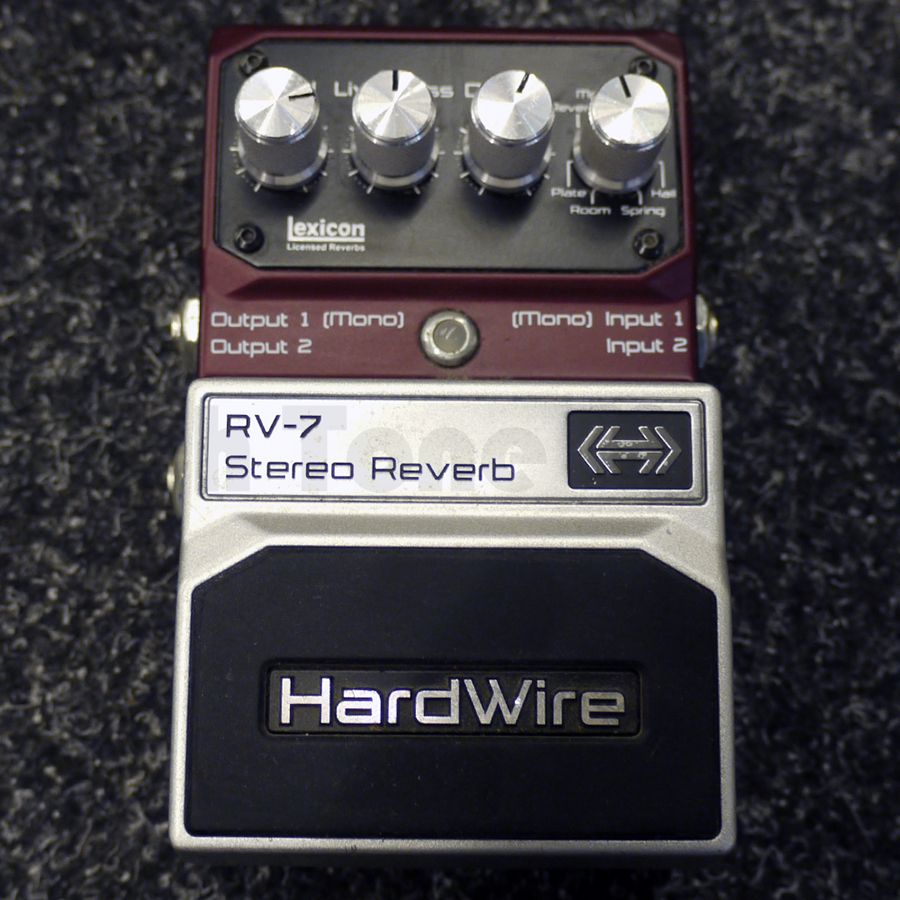 Digitech RV7 HardWire Reverb FX Pedal 2nd Hand Rich Tone Music