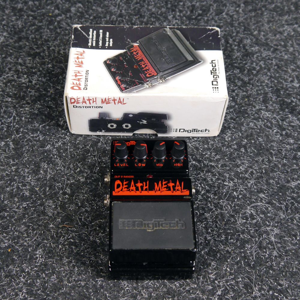 Digitech Death Metal Distortion FX Pedal w/ Box 2nd Hand Rich Tone
