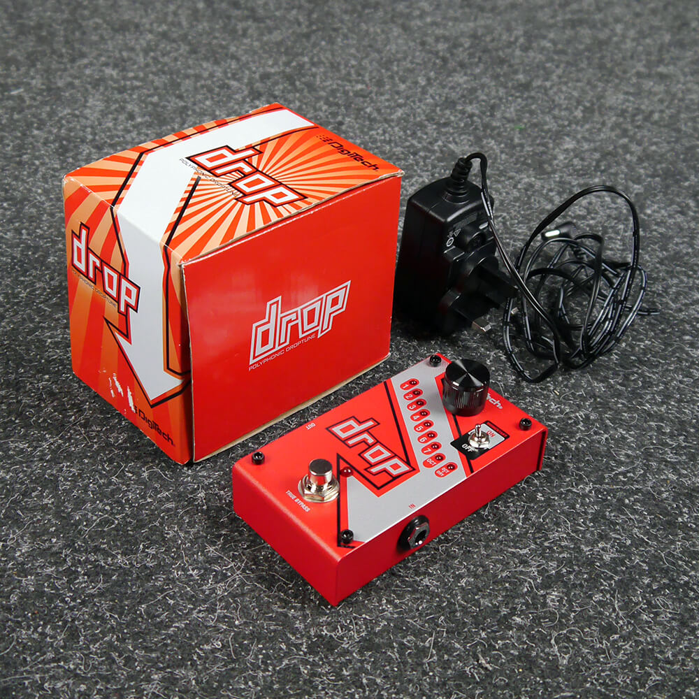 DigiTech Drop Polyphonic Drop Tune Pedal w/Box & PSU - 2nd Hand | Rich ...