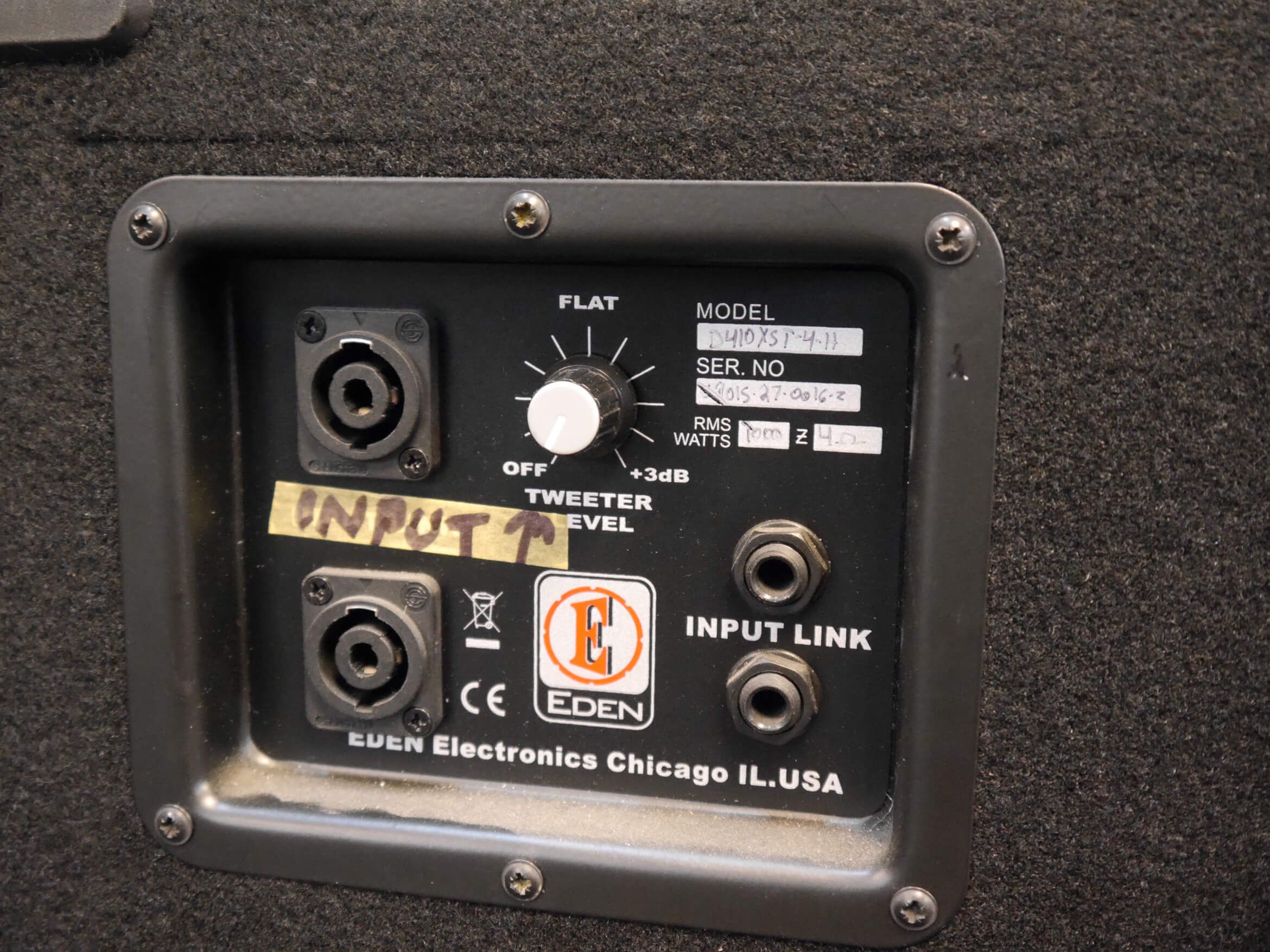 Eden 4x10 XST 4 Ohm Bass Speaker w/Cover 2nd Hand