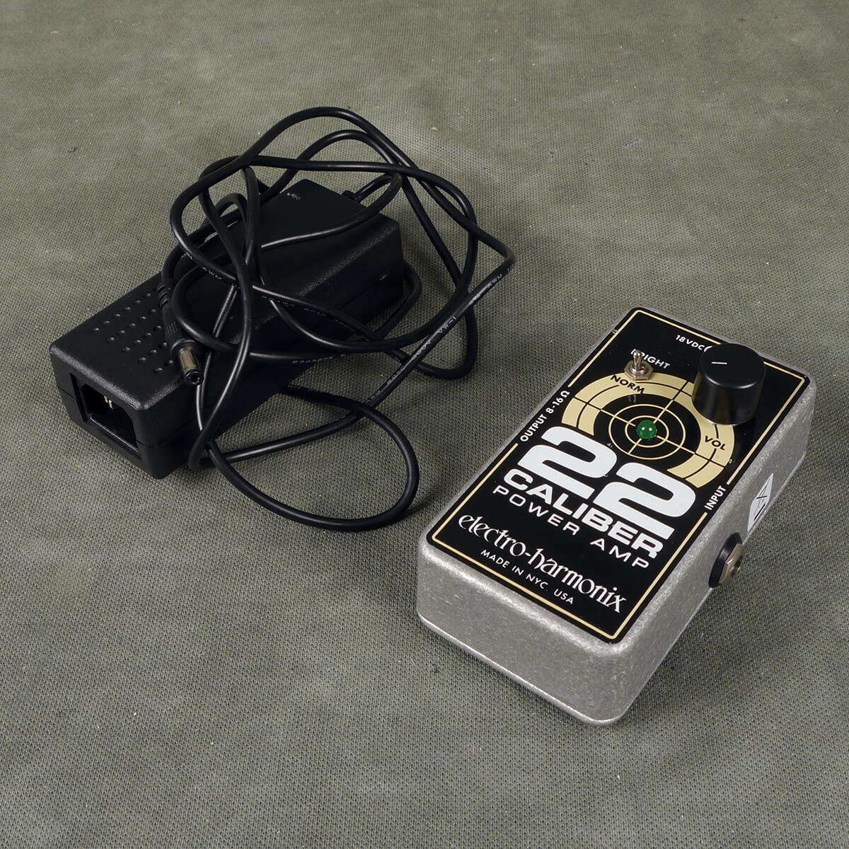 EHX 22 Caliber Mini Power Amp & 18v PSU 2nd Hand Rich Tone Music
