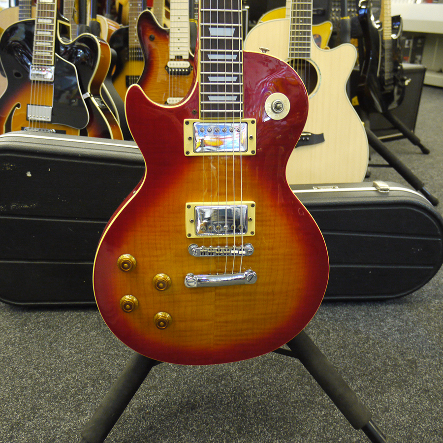 Epiphone Les Paul Left Handed Electric Guitar Case 2nd Hand Rich