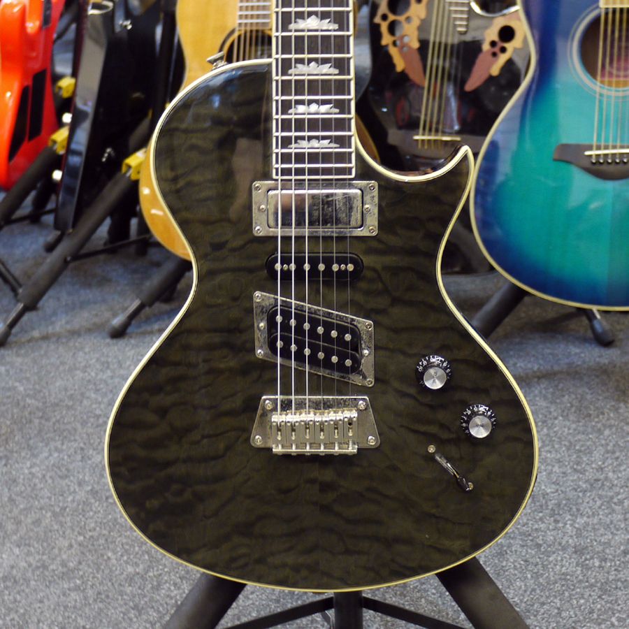 Epiphone Nighthawk Custom - Trans Black - 2nd Hand | Rich Tone Music