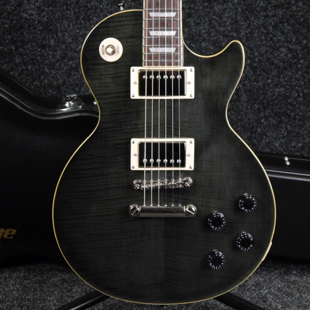 Epiphone Les Paul Tribute 1960 - Trans Black w/Hard Case - 2nd Hand ...