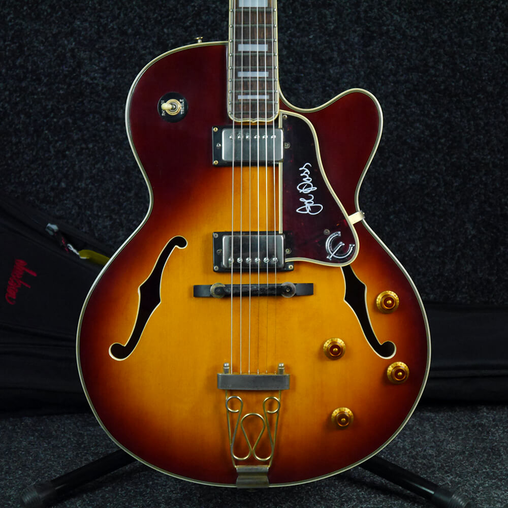 Epiphone Joe Pass Emperor-II, Korean - Sunburst w/Gig Bag - 2nd Hand ...