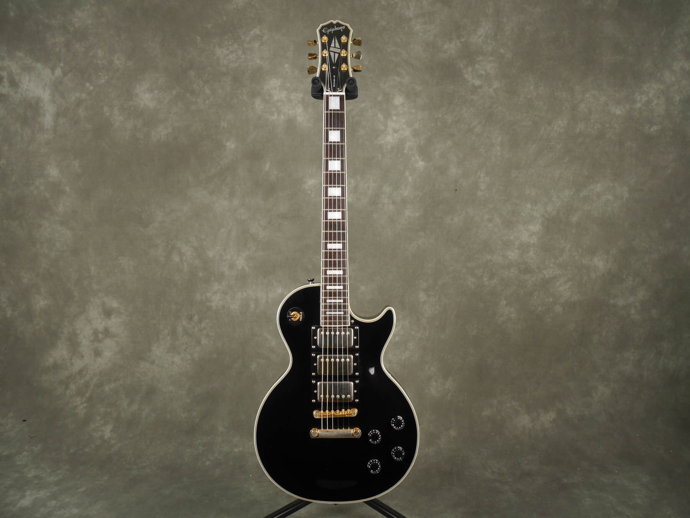 Epiphone Les Paul Black Beauty 3 Pickup Ebony 2nd Hand Rich Tone