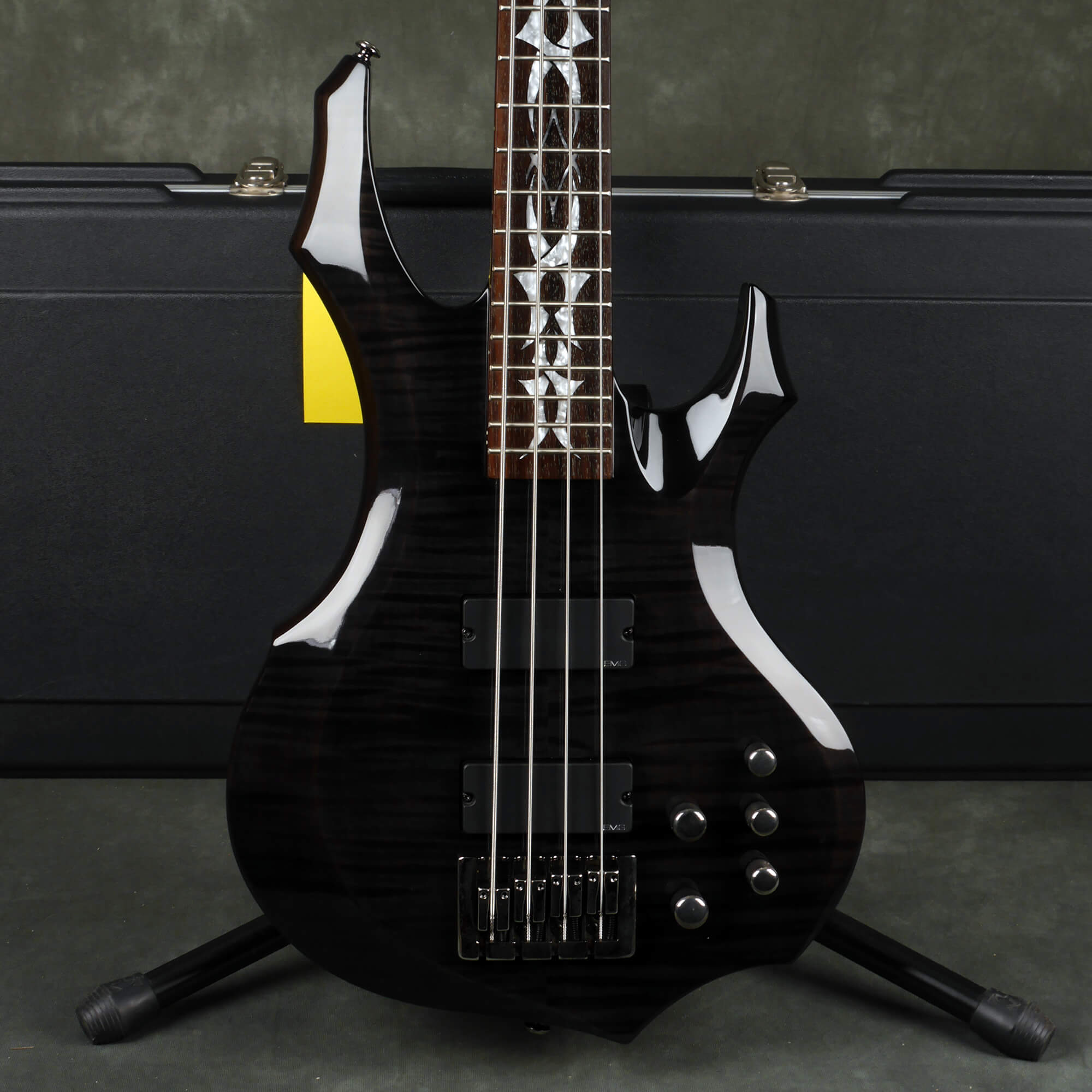 ESP LTD F-404 Tribal Bass Guitar w/Hard Case - 2nd Hand | Rich Tone Music