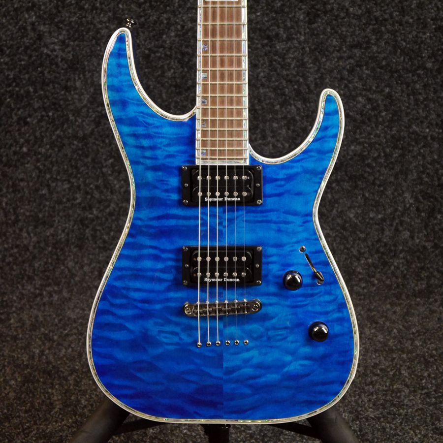 ESP LTD MH-1000 Electric Guitar - See Thru Blue - 2nd Hand | Rich Tone ...