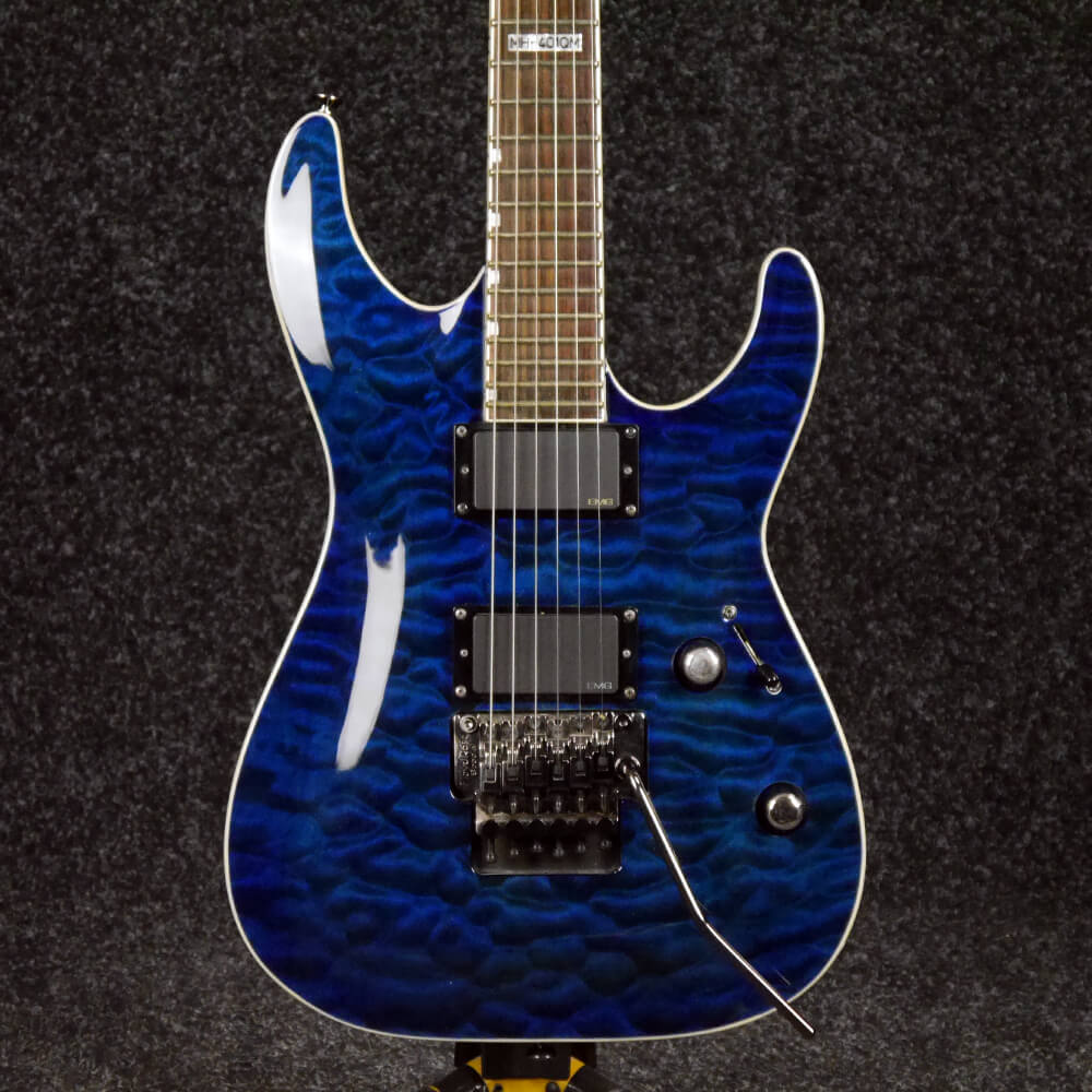 ESP LTD MH-401QM Electric Guitar - Blue - 2nd Hand | Rich Tone Music
