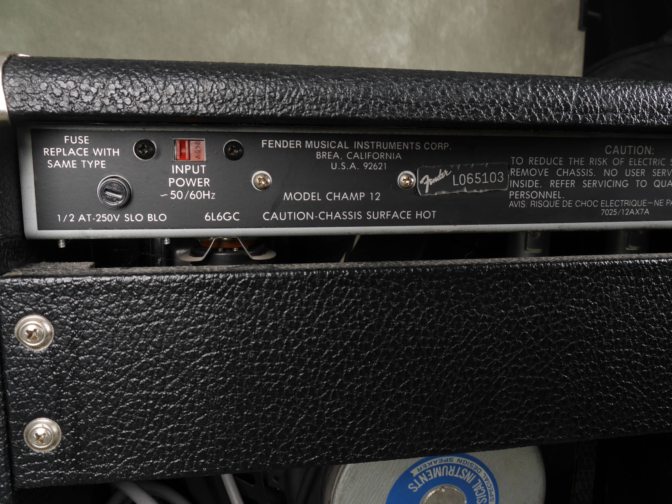 Fender Champ 12 Red Knob Guitar Amplifier **UK SHIPPING ONLY** 2nd