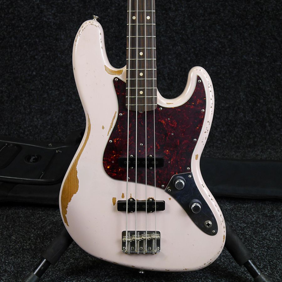 Fender Flea Signature Jazz Bass - Roadworn Shell Pink w/ Bag - 2nd Hand ...