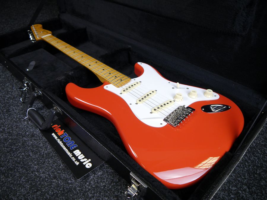 Fender Classic 50s Stratocaster Fiesta Red W Hard Case 2nd Hand Rich Tone Music 6409