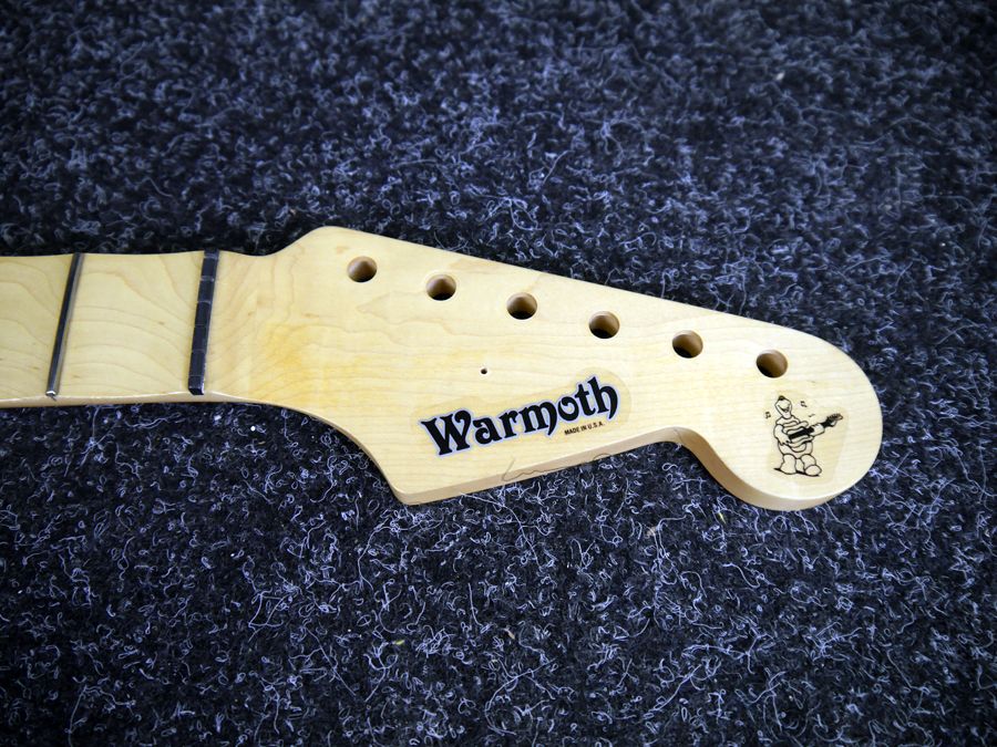 Warmoth Neck, Scalloped, 10 to 16 Radius, 22 Frets w/ Box - 2nd Hand ...