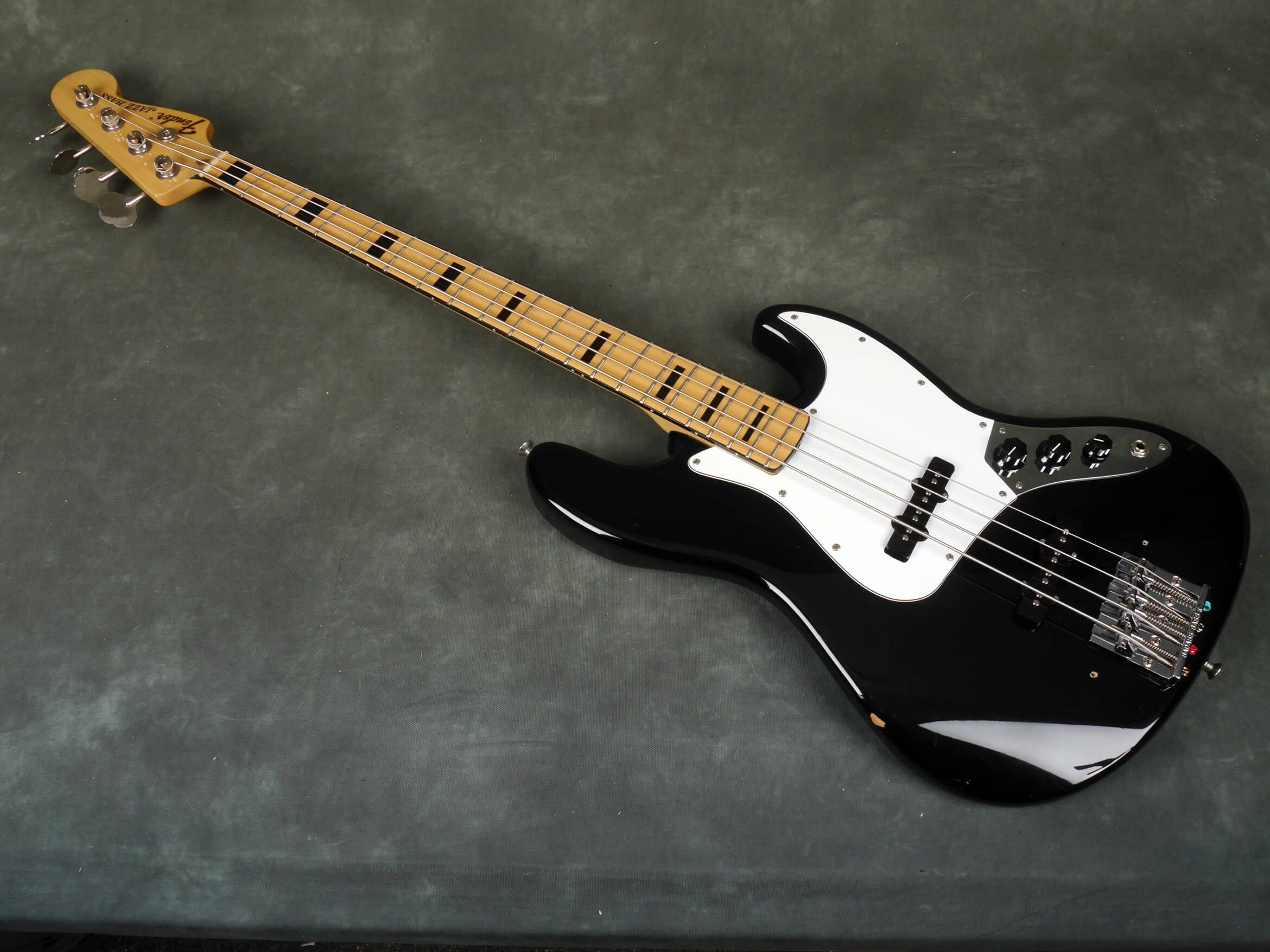 Fender Geddy Lee Signature Jazz Bass Mij Black 2nd Hand Rich Tone Music 5149