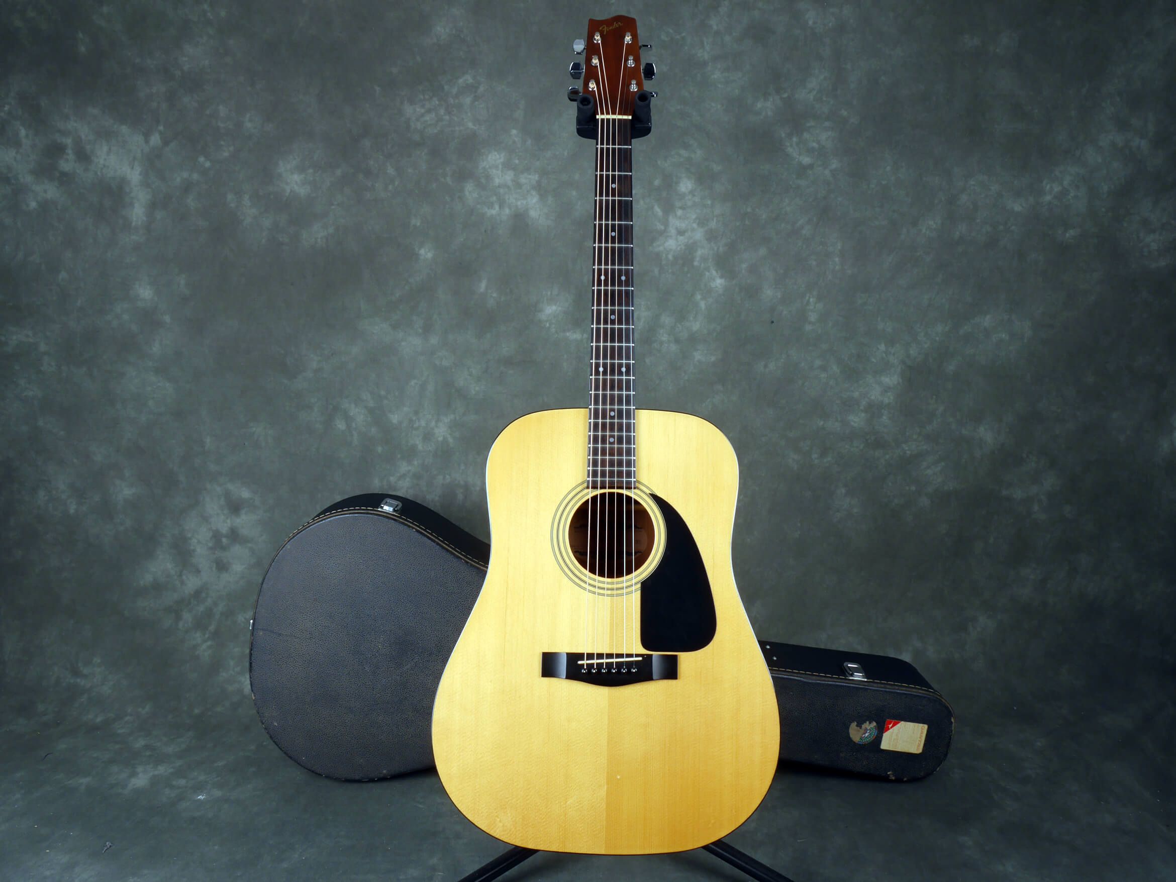 Fender Gemini Ii Acoustic Guitar Natural W Hard Case 2nd Hand Rich Tone Music
