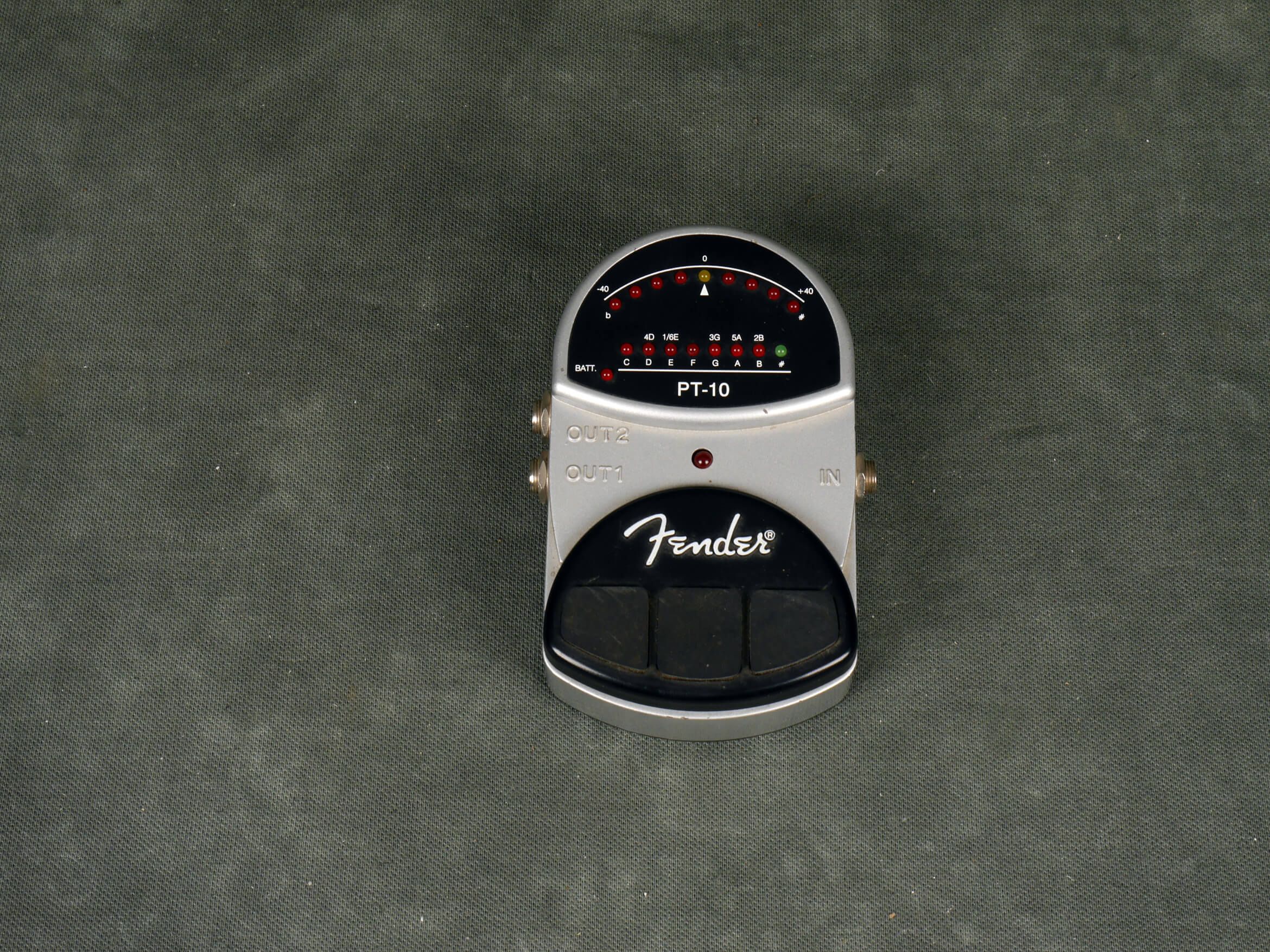 Fender PT10 Pedal Tuner 2nd Hand Rich Tone Music