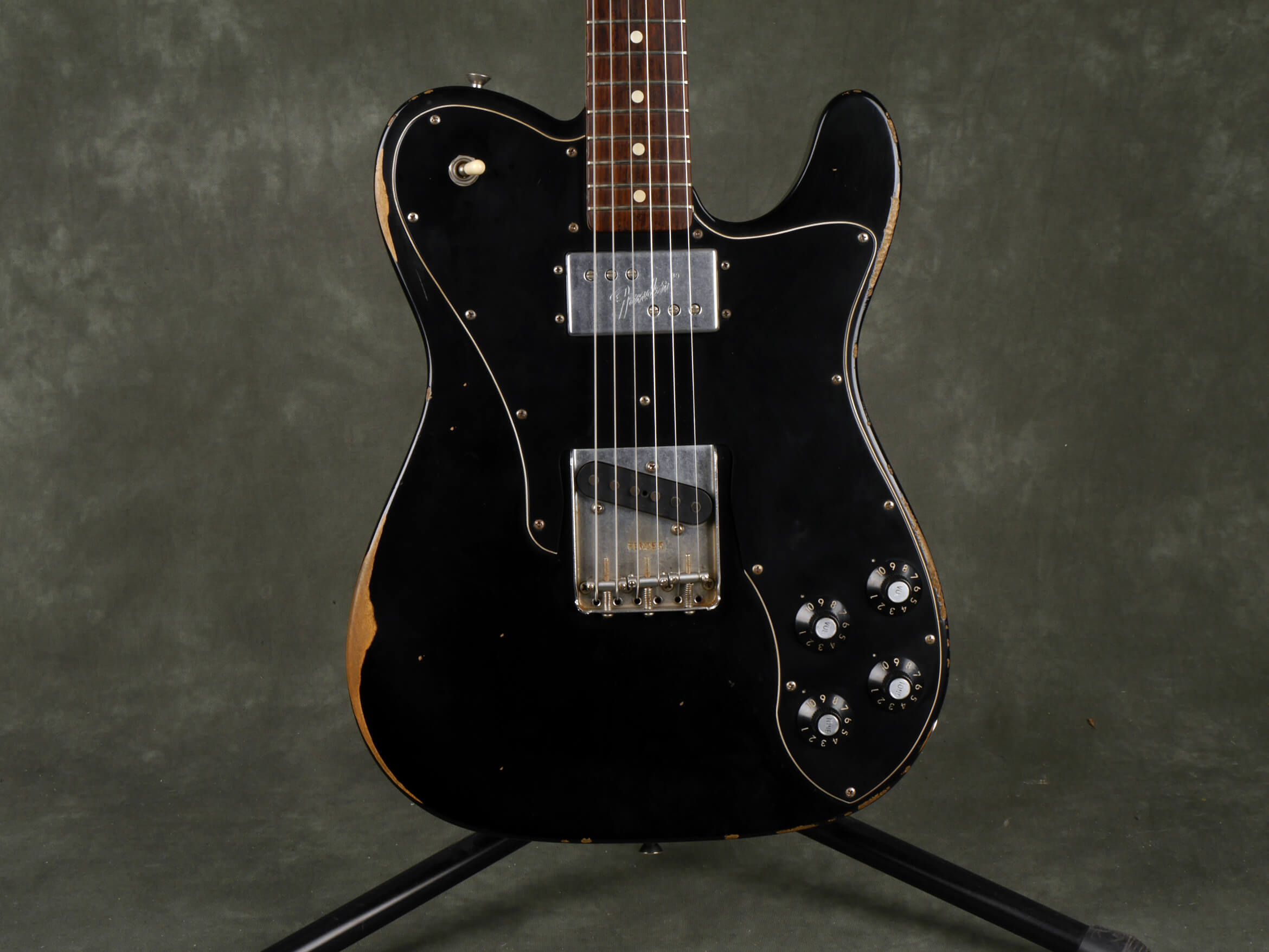 Fender Telecaster Custom 72 Reissue Roadworn Black 2nd Hand Rich Tone Music 1238