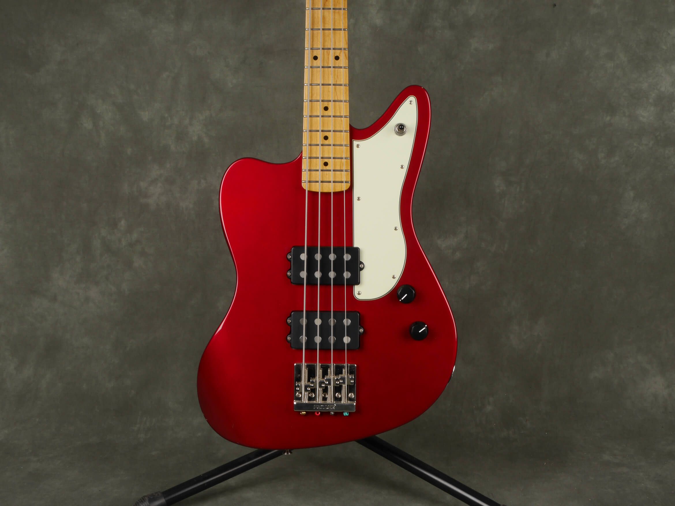 Fender Pawn Shop Reverse Jaguar Bass Candy Apple Red 2nd Hand