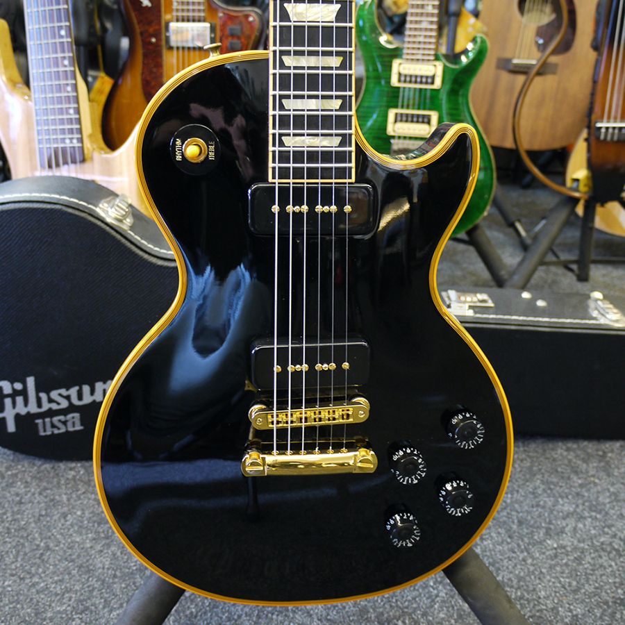 Gibson Les Paul Custom Classic - Ebony w/ P90 Pickups ...