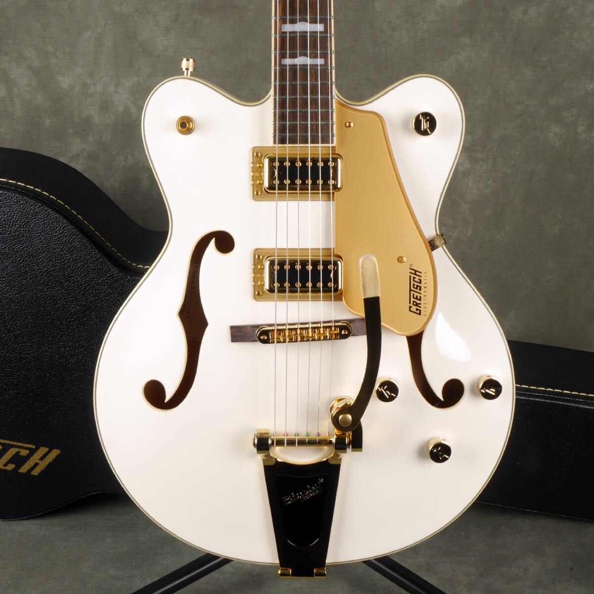 Gretsch G5422TG White w/Hard Case 2nd Hand Rich Tone Music