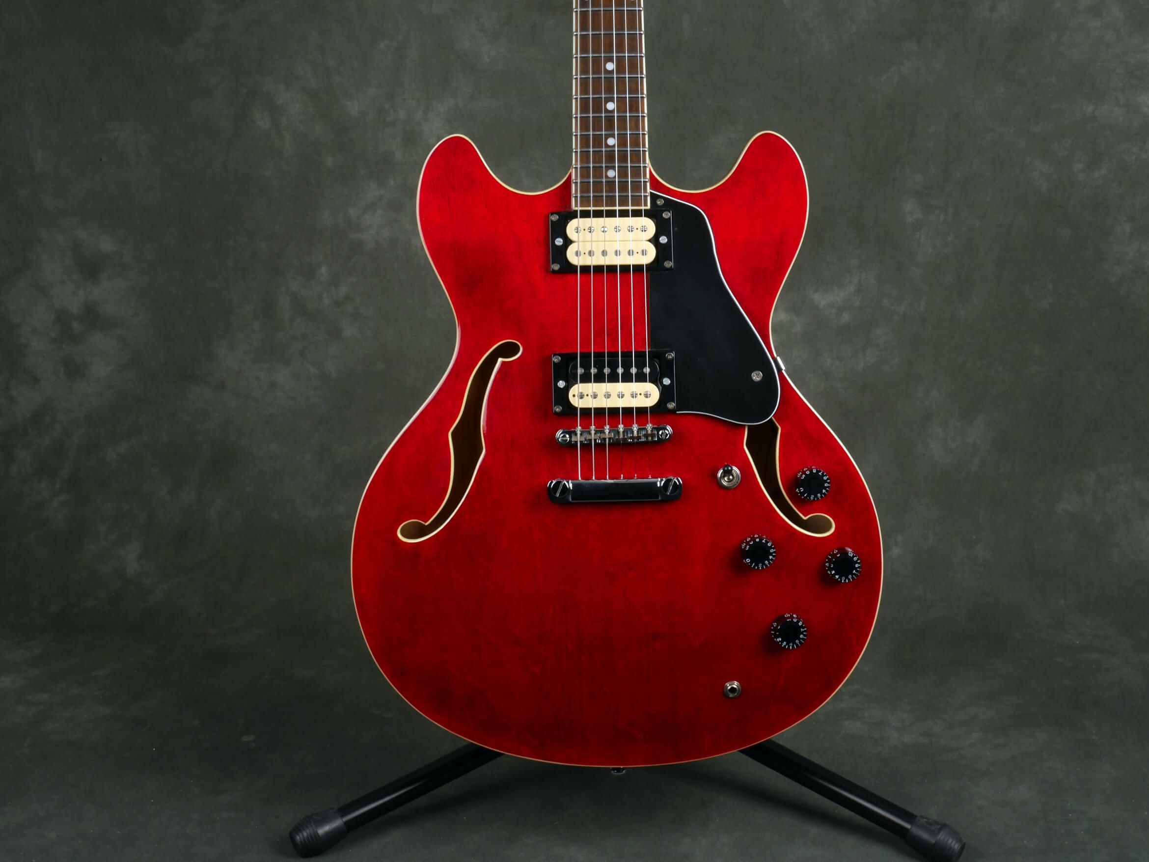 Hamer X Series Echotone Semi Hollow Guitar Cherry Red 2nd Hand