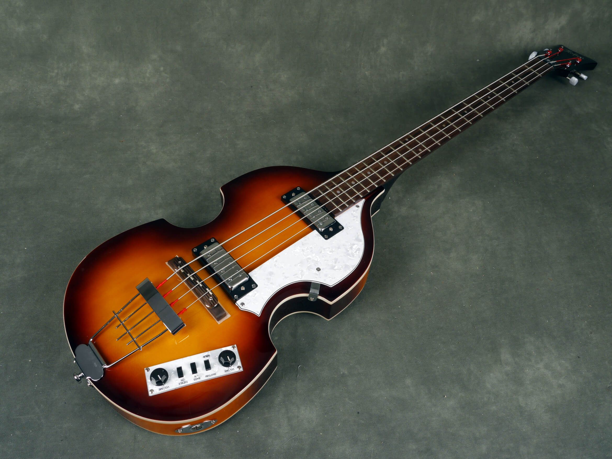 Hofner B Bass Hi Series - Vintage Sunburst W/Gig Bag - 2nd Hand | Rich ...