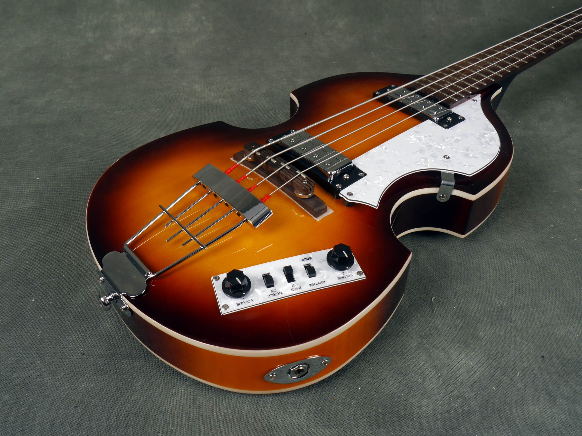 Hofner B Bass Hi Series Vintage Sunburst W Gig Bag 2nd Hand Rich Tone Music