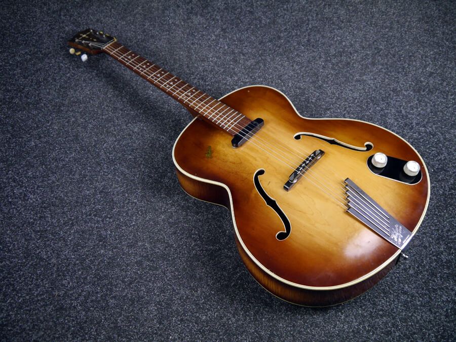 Hofner Senator Vintage Acoustic Guitar w/Pickup 2nd Hand Rich Tone