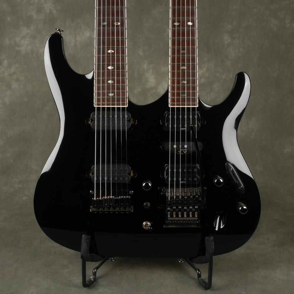 Ibanez S540STW Double Neck Guitar, Made In Japan Black 2nd Hand