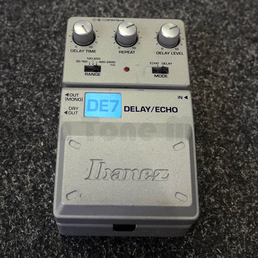 Ibanez DE7 Delay Echo FX Pedal 2nd Hand Rich Tone Music