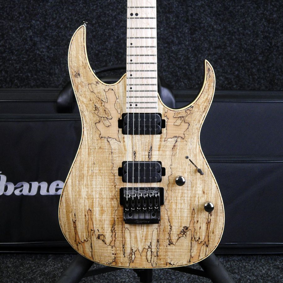 Ibanez Rg Series Rg721msm Ntf Natural Flat W Case 2nd Hand Rich Tone Music 