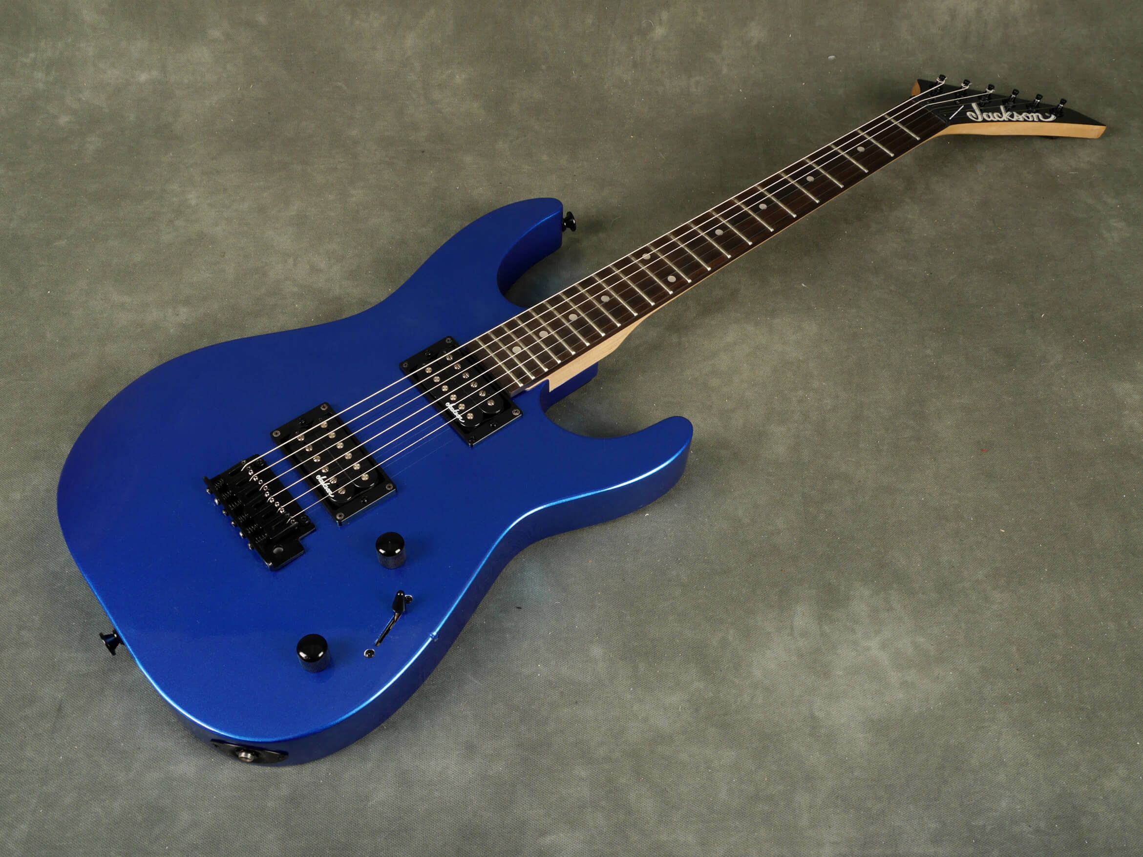 Jackson Js11 Electric Guitar Blue 2nd Hand Rich Tone Music