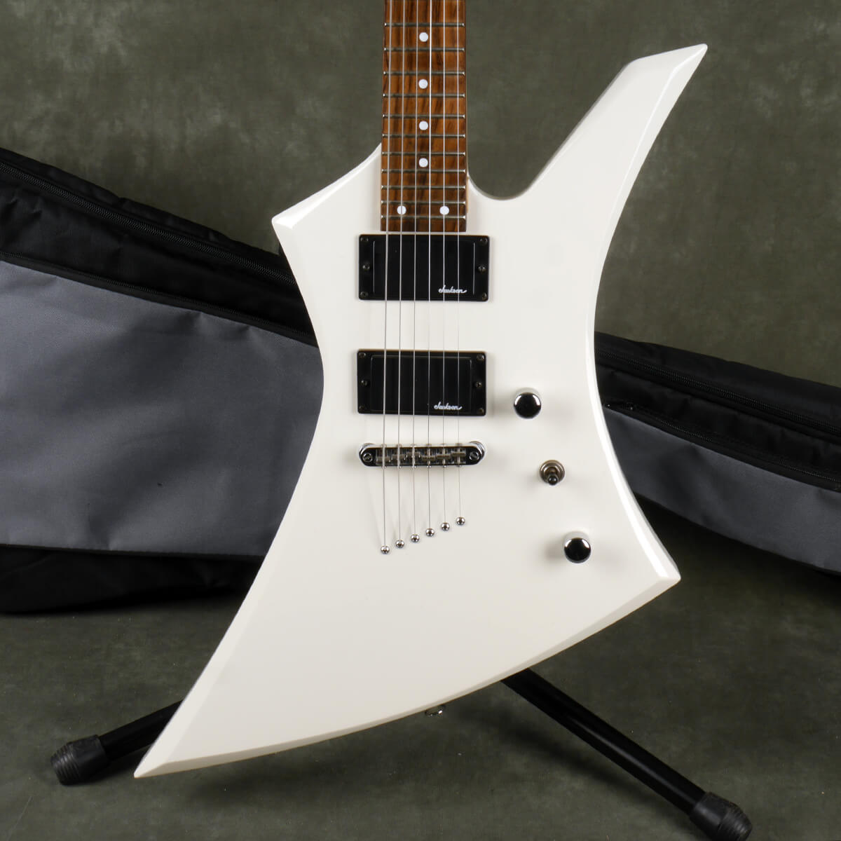 Jackson Js32t Kelly Electric Guitar Snow White Wgig Bag 2nd Hand