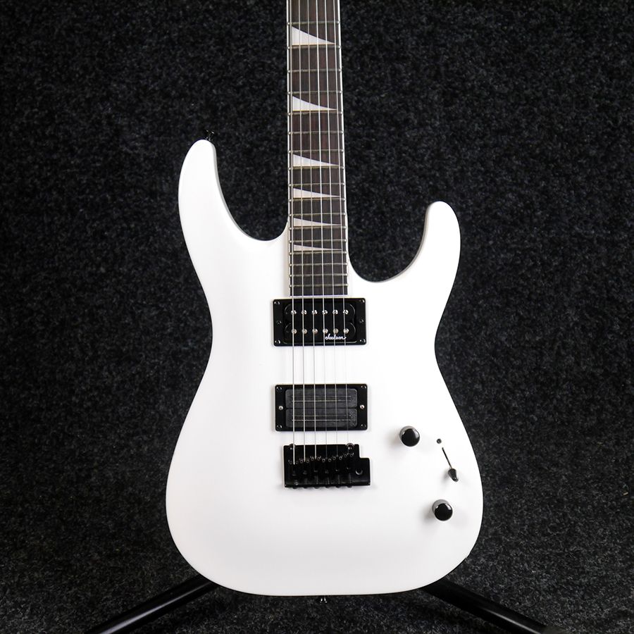 Jackson JS22 - White with Bareknuckle Black Hawk - 2nd Hand | Rich Tone ...