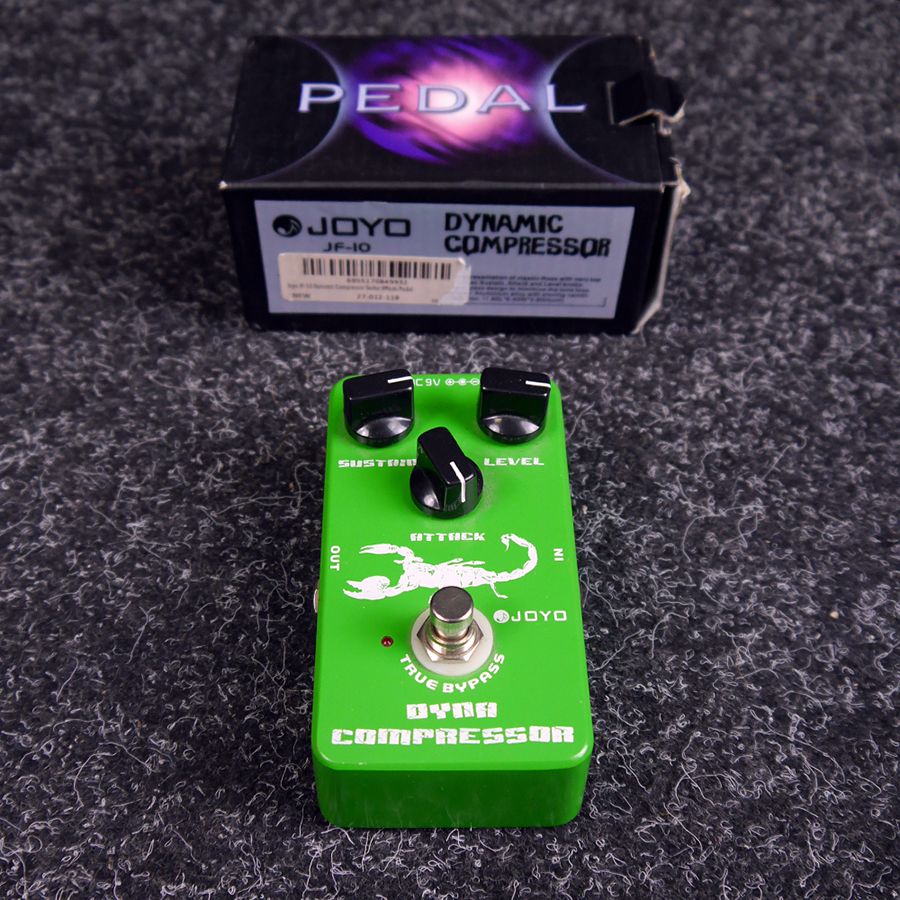 JOYO JF10 Dynamic Compressor FX Pedal w/ Box 2nd Hand Rich Tone Music