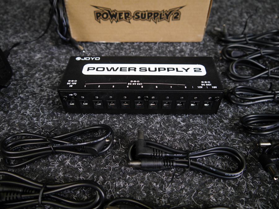 Joyo JP02 Power Supply 2 Effects Pedal PSU w/ Box 2nd Hand Rich