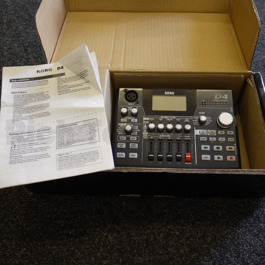 D4 Digital Recorder 2nd Hand Rich Tone Music