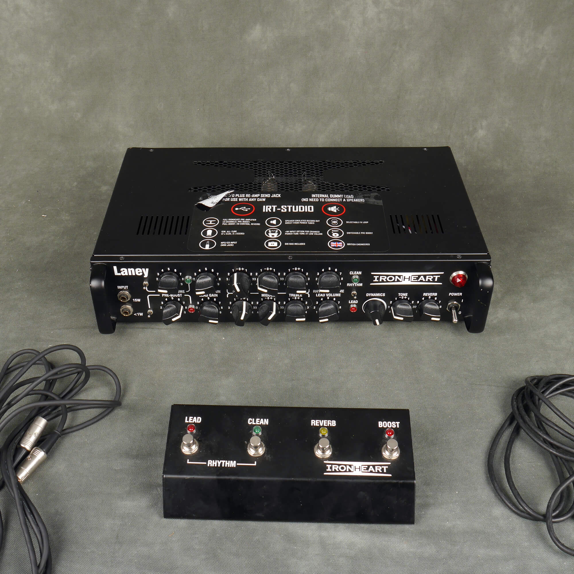 Laney Ironheart IRTStudio Tube Rack Mount Amp Head 2nd Hand Rich