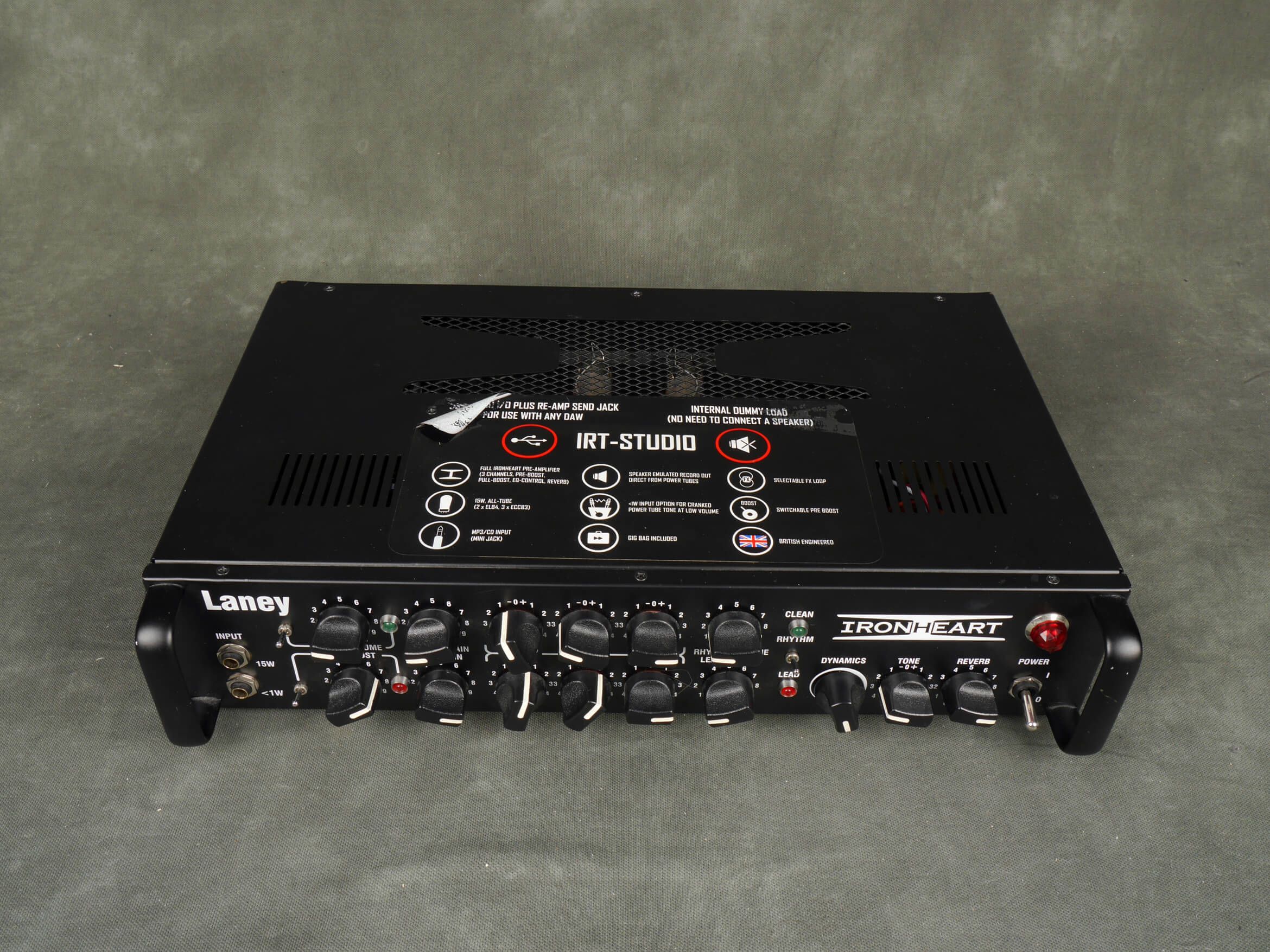 Laney Ironheart IRTStudio Tube Rack Mount Amp Head 2nd Hand Rich