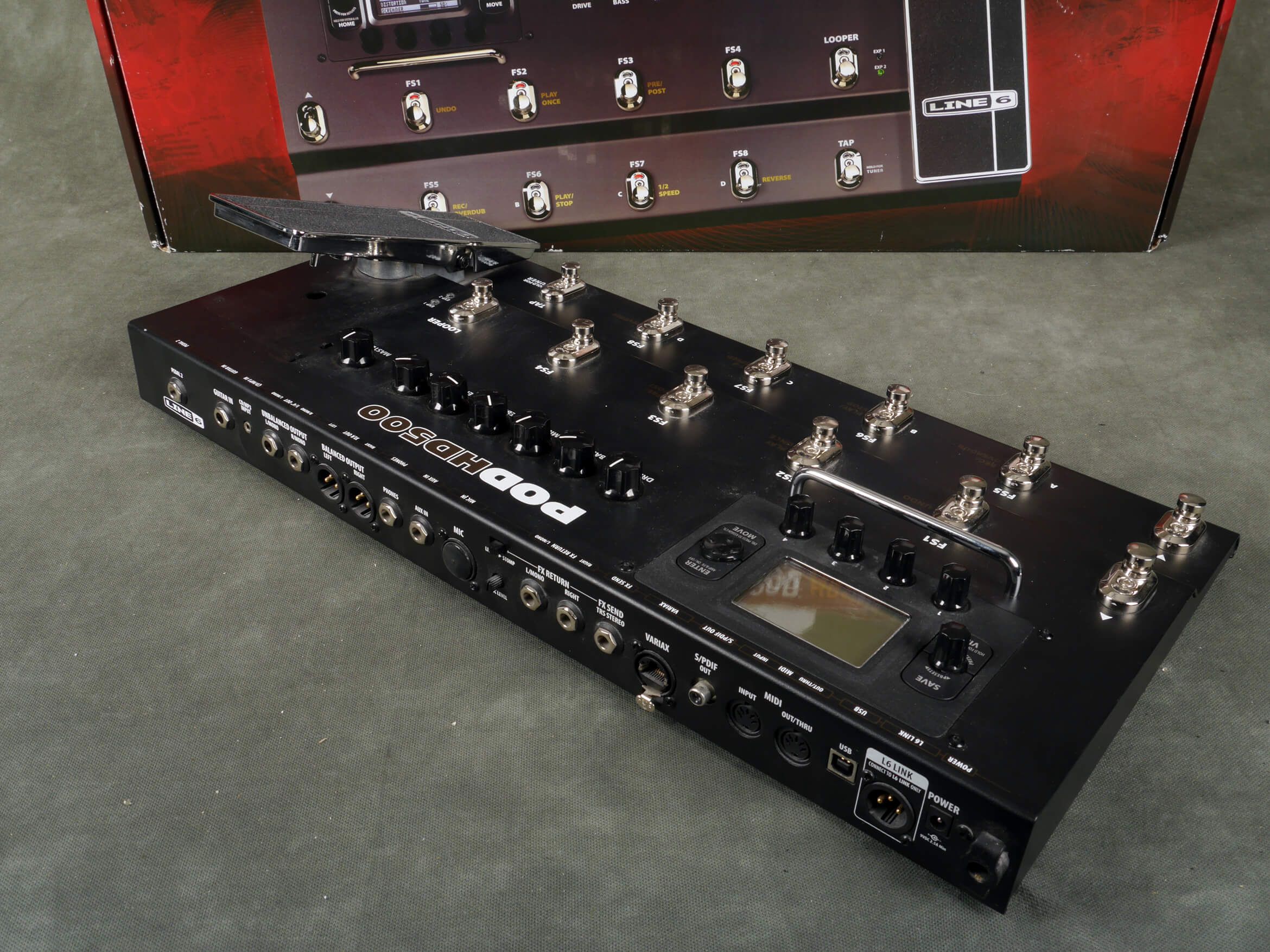 Line 6 HD500 Multi FX Floorboard w/Box & PSU 2nd Hand Rich Tone Music