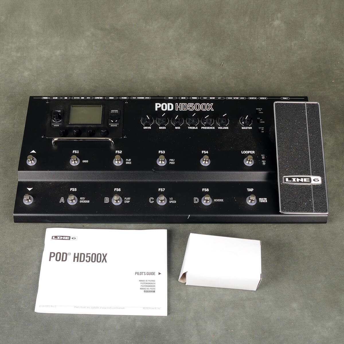 Line 6 Pod HD500X Modelling FX Floorboard 2nd Hand Rich Tone Music