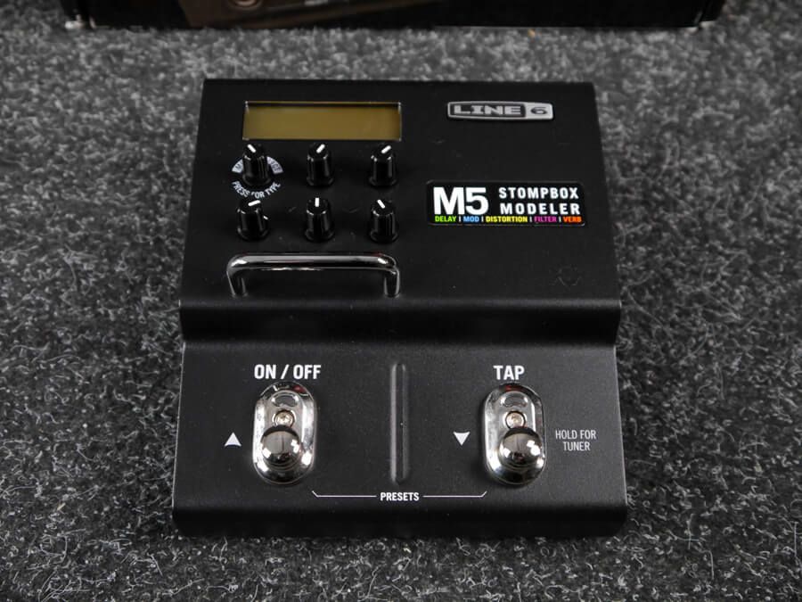 Line 6 M5 M Series Multi Effects Pedal w/Box & PSU 2nd Hand Rich Tone Music