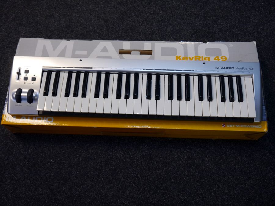 M-Audio KeyRig 49 USB MIDI Keyboard Controller w/ Box - 2nd Hand | Rich ...