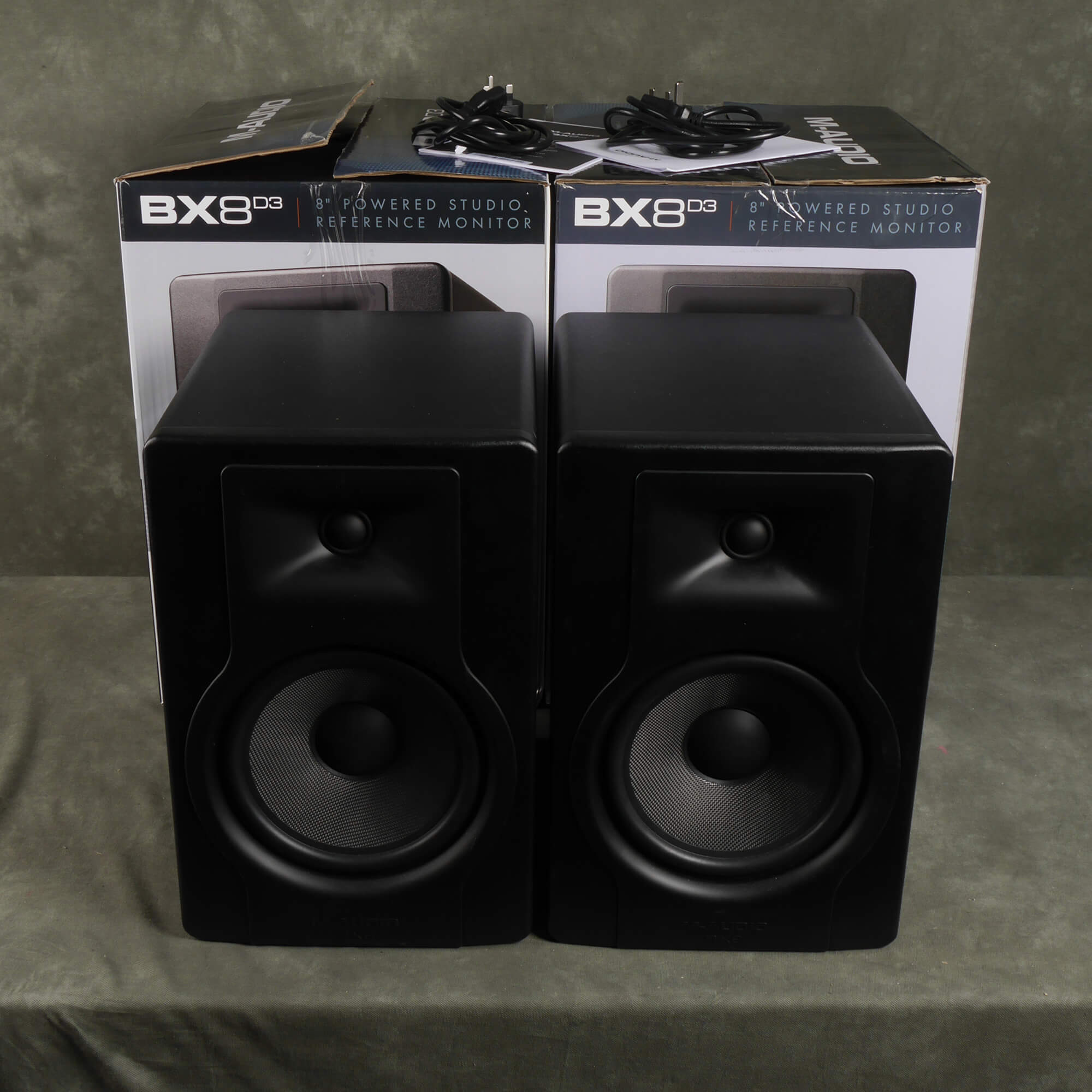 MAudio BX8 Studio Monitors Pair w/Box 2nd Hand Rich Tone Music